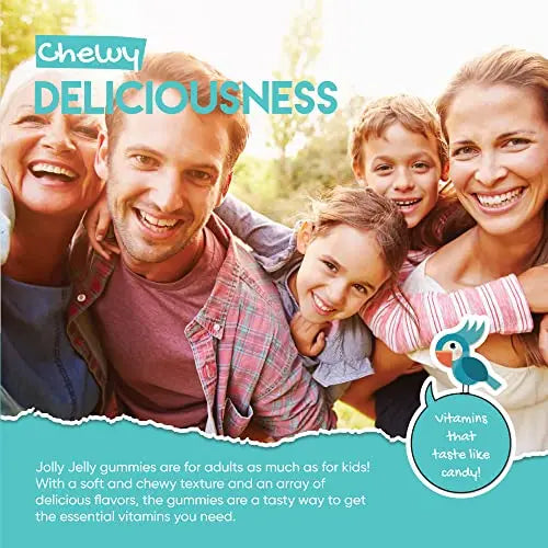Marine Collagen Gummies by Jolly Jelly® - Wild-Caught Marine Collagen Tapioca Gummies - Type 1 Hydrolysed Collagen - Strawberry Flavour - 60 Gummies. JOLLY JELLY Au supplements