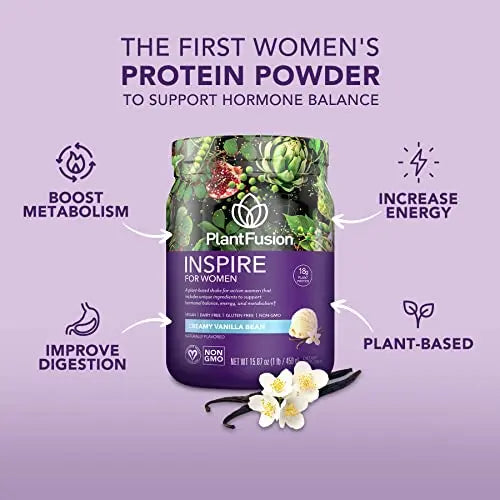 PlantFusion Inspire Plant Protein Powder for Women - Low Carb Protein Powder for Lean PlantFusion Au supplements