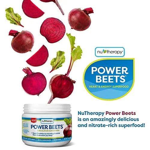 Nu-Therapy Power Beets - Super Concentrated Circulation Superfood - Dietary Supplement SlimFast Au supplements