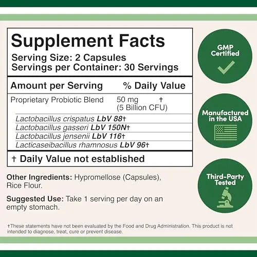 Vaginal Probiotics for Women - Four Probiotics Clinically Studied for Vaginal PH Balance Double Wood Supplements Au supplements