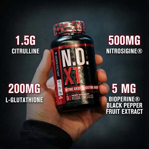 N.O. XT Nitric Oxide Supplement with Nitrosigine L Arginine & L Citrulline for Muscle Growth Jacked Factory Au supplements