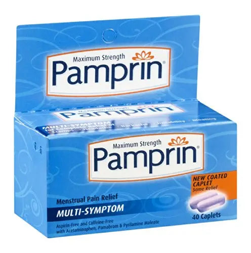 Pamprin Maximum Strength Multi-Symptom Menstrual Relief Tablets, 40-Count Boxes (Pack of 3) Pamprin Au supplements