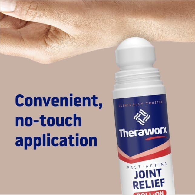 Theraworx Fast-Acting Joint Relief Roll-On Joint Discomfort & Inflammation Relief - 2.5 Oz - 2 Count Theraworx Au supplements
