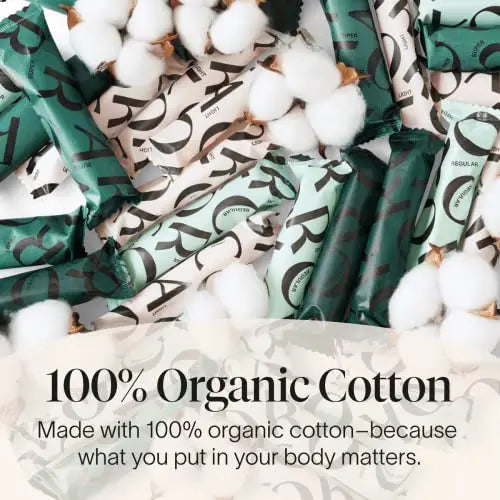 Cora Organic Applicator Tampons | Super Absorbency | 100% Organic Cotton, Unscented Cora Au supplements