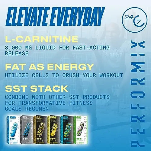 PERFORMIX - SST Support Burn - Fast-Acting L-Carnitine Liquid - Converts PERFORMIX Au supplements