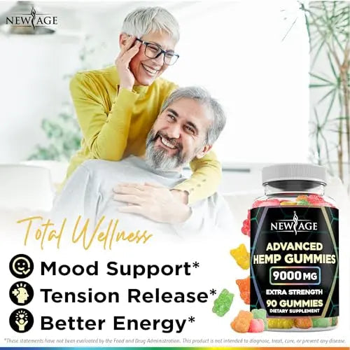 NEW AGE Naturals Advanced Hemp Gummies - Natural Hemp Oil Infused Gummies NEW AGE Au supplements