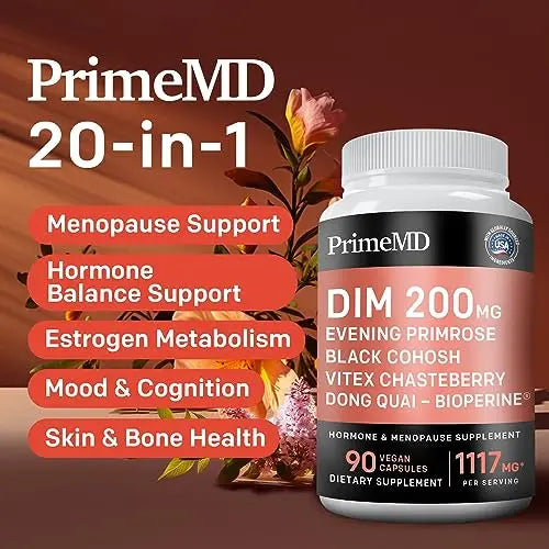 20-in-1 Menopause Supplements for Women - Dim Supplement Women - Estrogen Supplement PrimeMD Au supplements