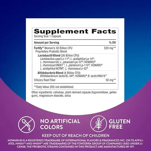 Nature's Way Fortify Probiotics for Women + Prebiotic, Digestive*, Immune*, and Vaginal Nature's Way Au supplements