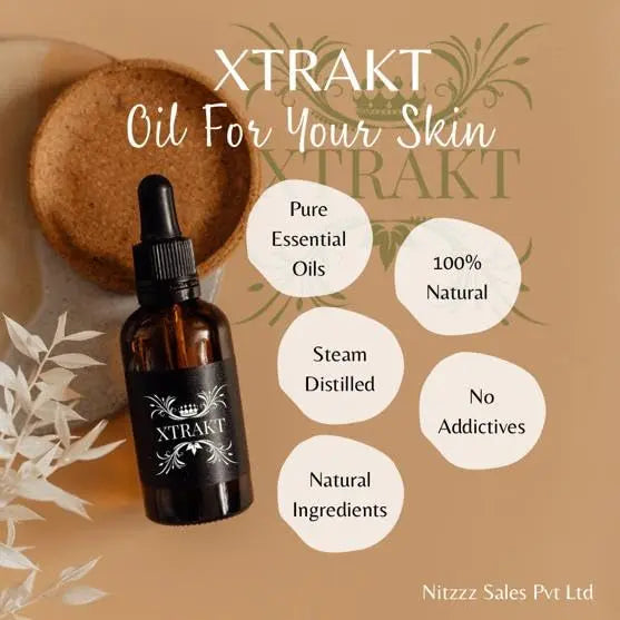 XTRAKT Pure Rose Essential Oil - Therapeutic Grade Aromatherapy Oil for Elegance and Emotional Balance XTRAKT Au supplements