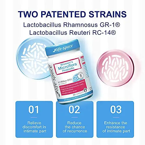 Life-Space Probiotic for Women, Support Healthy Vaginal Microflora & Comfort, BV & VVC Infection Life-Space Au supplements