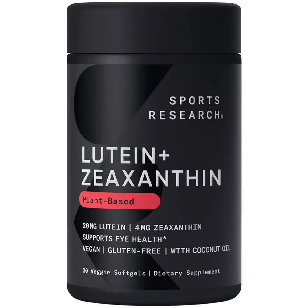 Sports Research Vegan Lutein + Zeaxanthin (20mg) with Organic Coconut Sports Research Au supplements