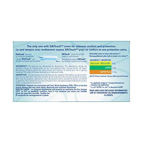 o.b. Pro-Comfort Non-Applicator Tampons, Super Absorbancy, 40 Count (Pack of 1) o.b. Au supplements