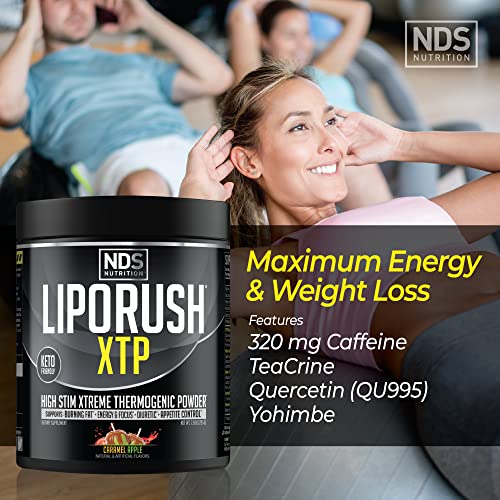LIPORUSH NDS Nutrition XTP Thermogenic Fat Burner with L-Carnitine - Energy LIPORUSH Au supplements