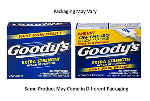 Goody's Extra Strength Powders | Fast Pain Relief | Aspirin & Caffeine | 24 Count Goody's Au supplements