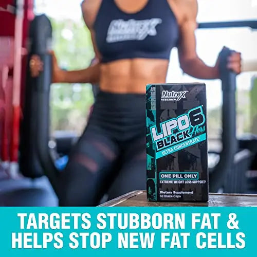 Nutrex Research Lipo-6 Black Hers Ultra Concentrate | Weight Loss Pills for Women | Fat Burner Nutrex Research Au supplements