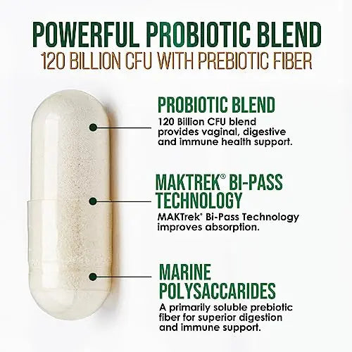 Nature's Peak Probiotics for Digestive Health - 120 Billion CFU with Diverse Strains Nature's Peak Au supplements