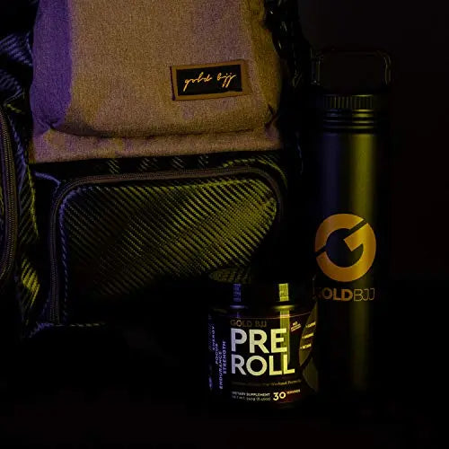 Gold BJJ PreRoll - Jiu Jitsu Pre Workout Supplement for Energy, Focus, and Endurance Gold BJJ Au supplements