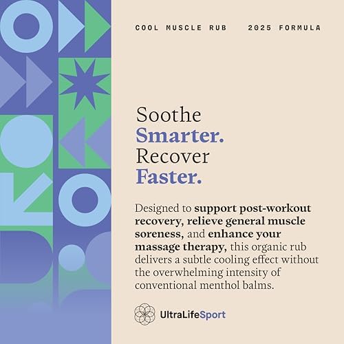 Ultra Life Sport – Premium Cooling Muscle Rub – Vegan Topical Balm with Peppermint & Bergamot – Organic, Non-GMO, Water-Based Formula – Clean Botanical Ingredients Ultra Life Sport Au supplements