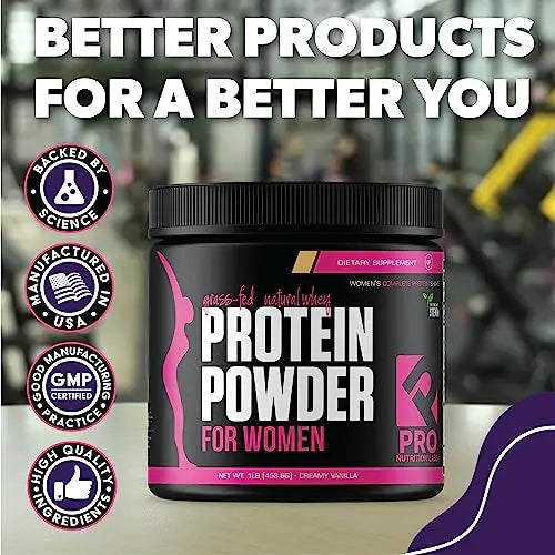 PRO NUTRITION LABS Whey Protein Vanilla Powder for Women - Supports Lean Muscle PRO NUTRITION LABS Au supplements