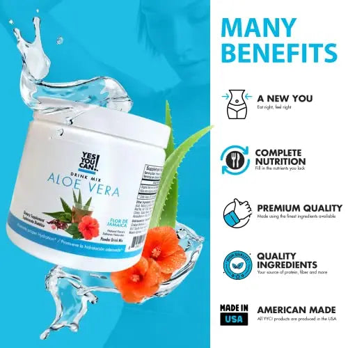 Yes You Can! Organic Aloe Vera Drink Mix - Super Greens Powder - Energy Drink Powder Yes You Can! Au supplements