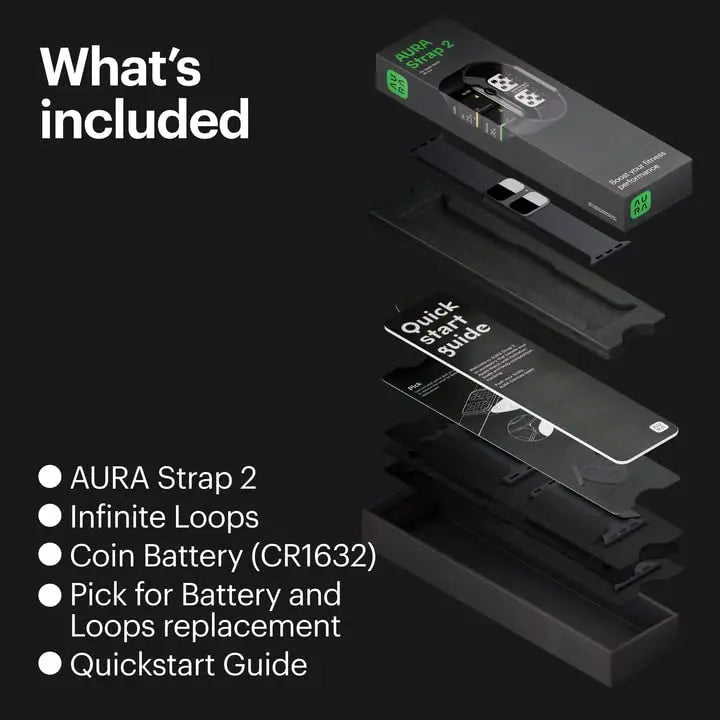 AURA Strap 2 Compatible w Apple Watch – for Body Fat, BMI & Weight Loss - Body Composion AURA Strap Au supplements