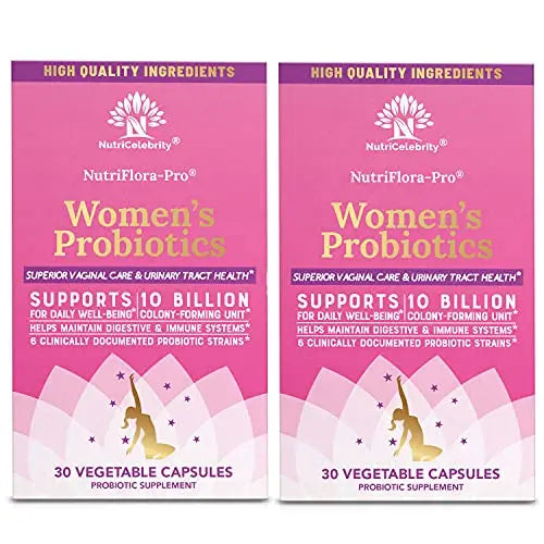 Nutricelebrity NutriFlora-Pro Probiotics for Women - Support Vaginal, Urinary Health Nutricelebrity Au supplements