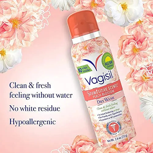 Vagisil Scentsitive Scents Feminine Dry Wash Deodorant Spray for Women, Gynecologist Tested Vagisil Au supplements