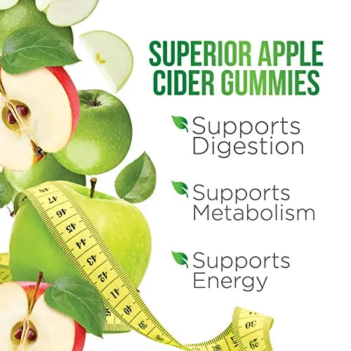 Vegan Apple Cider Vinegar Gummies | Max Strength 1000mg | ACV Supplement Gummy for Adults Health Nutrition Naturals Au supplements