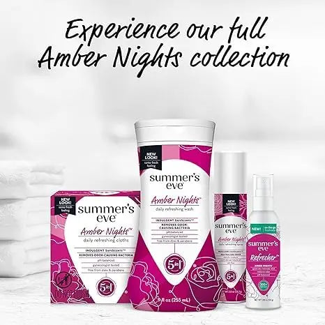 Summer's Eve Refresher Mist, Feminine Spray Reduces Odor, Amber Nights, Body Spray for Women Summer's Eve Au supplements