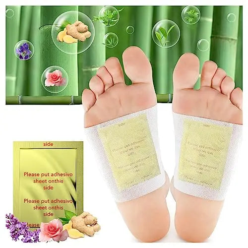 Foot Pads maguja 100Pcs Deep Cleansing Foot Pads for Stress Relief | Better Sleep | Foot Care maguja Au supplements