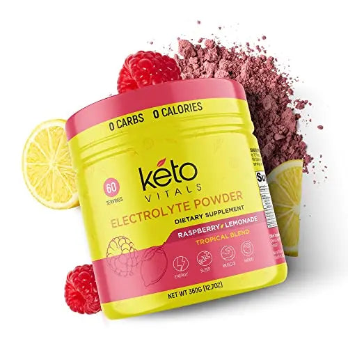 Keto Vitals Electrolytes Powder - Sugar Free Keto Electrolytes Powder with Potassium Keto Vitals Au supplements