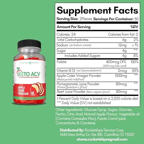 ALL.FOR.YOU. Keto ACV Gummies 60 Gummies - Advanced Weight Loss Formula with 1000 MG ALL.FOR.YOU. Au supplements