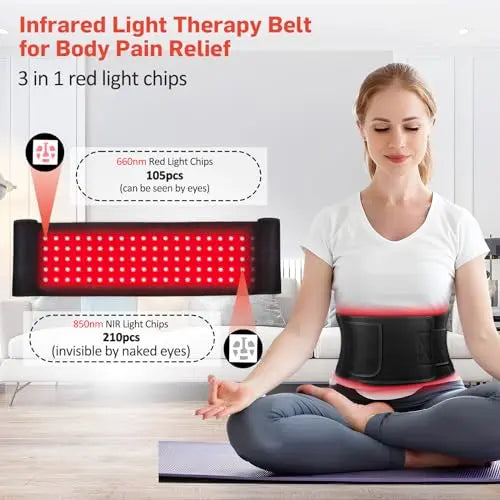 Red Light Therapy for Body, Infrared Light Therapy for Shoulder Waist Muscle Pain Relief GMOWNW Au supplements