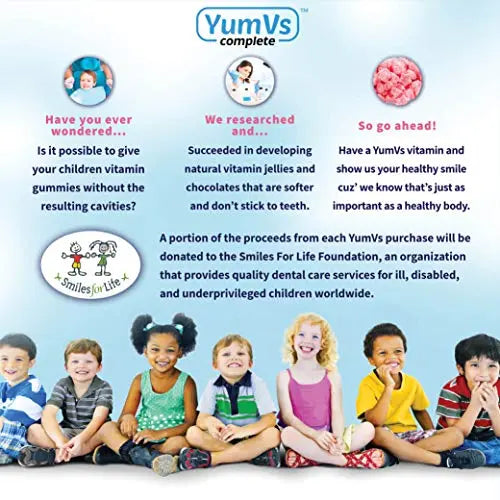 YumVs Complete Glucose Gummies, Raspberry Flavor, (60 Ct); Chewable YUM-V'S Au supplements