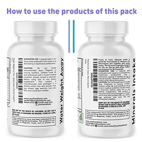 Water Weight Pills for Thin Waistline Belly Bloating Swelling & Temporary Water Retention Youth & Tonic Au supplements