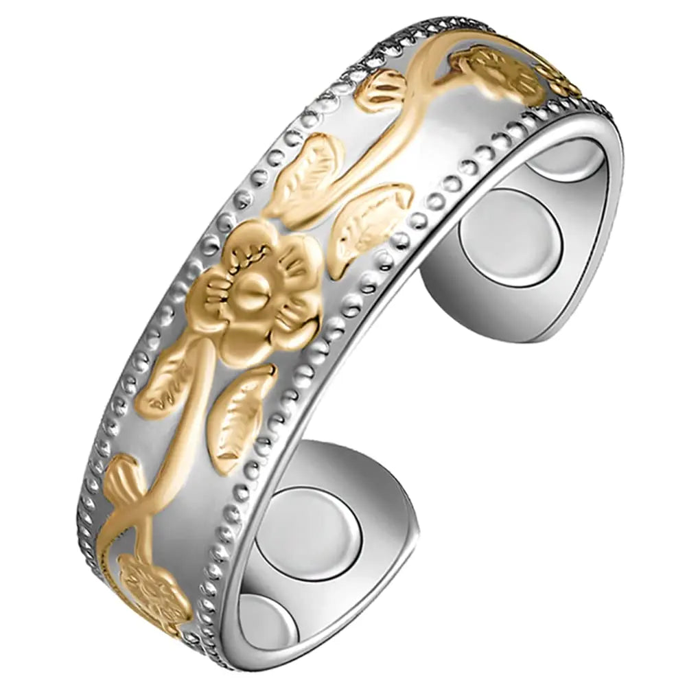 Vicmag Copper Magnetic Ring for Women Men 100% Solid Pure Copper Adjustable with Jewelry Gift Box Vicmag Au supplements