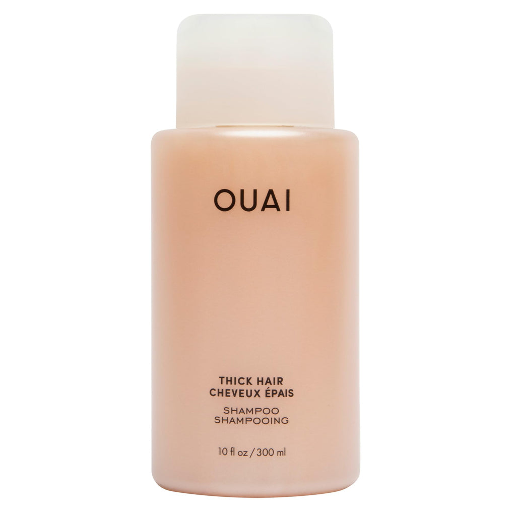 OUAI Thick Shampoo - Moisturizing Shampoo with Keratin, Marshmallow Root, Shea Butter, Avocado Oil for Thick Hair - Strengthens & Hydrates Strands - Paraben, Phthalate & Sulfate Free (10 Fl Oz) OUAI Au supplements