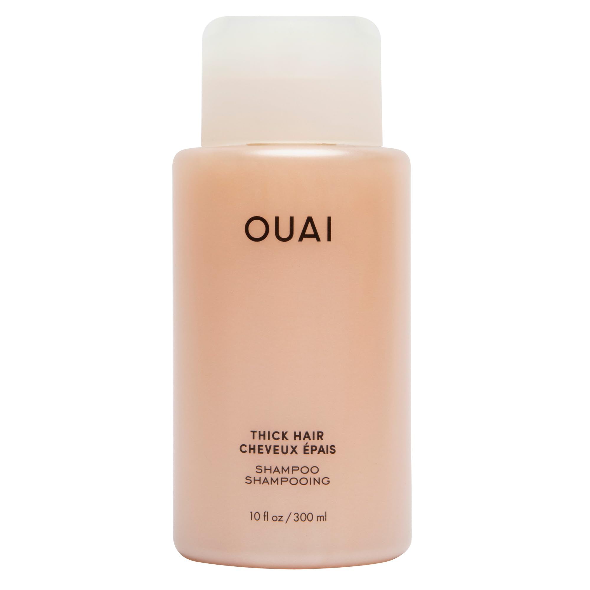 OUAI Thick Shampoo - Moisturizing Shampoo with Keratin, Marshmallow Root, Shea Butter, Avocado Oil for Thick Hair - Strengthens & Hydrates Strands - Paraben, Phthalate & Sulfate Free (10 Fl Oz) OUAI Au supplements