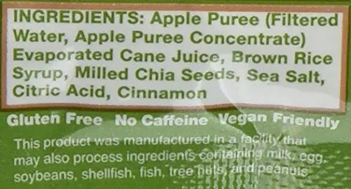 Huma Chia Energy Gel, Apples & Cinnamon, 12 Gels - Premier Sports Nutriti HÜMA CHIA ENERGY GEL Au supplements