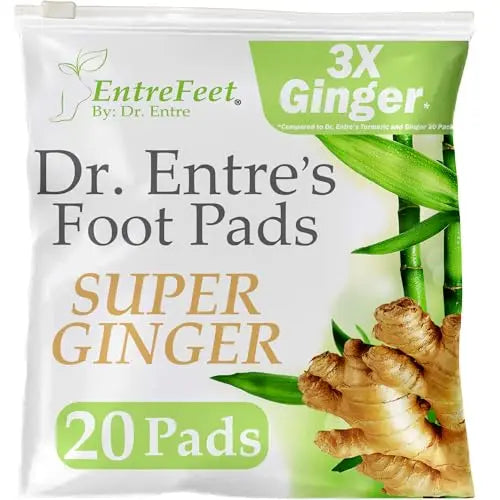 Dr. Entre's Super Ginger Foot Pads: Premium Effective Foot Pads to Feel Better, Sleep Better EntreFeet Au supplements