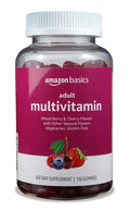Amazon Basics Adult Multivitamin Gummies, Mixed Berry & Cherry, 150 Gummies, 75-Day Supply, Pack of 1 (Previously Solimo) Amazon Basics Au supplements