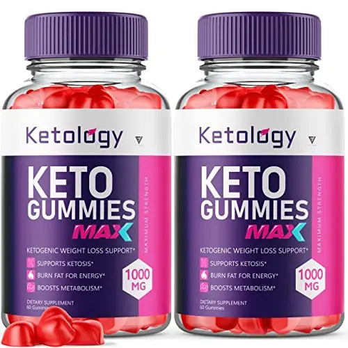 (2 Pack) Ketology Keto ACV Gummies Advanced Weight Loss Ketosis Supplement Fyvus Au supplements