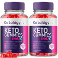 (2 Pack) Ketology Keto ACV Gummies Advanced Weight Loss Ketosis Supplement Fyvus Au supplements