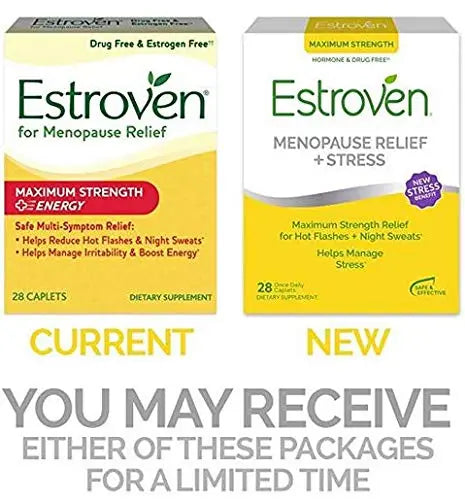 Estroven Maximum Strength + Energy - One Per Day Formula - 2 Boxes, 60 Caplets Each Estroven Au supplements