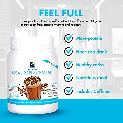 Yes You Can! Complete Meal Replacement - 15 Servings, 20g of Protein, 0g Added Sugars Yes You Can! Au supplements