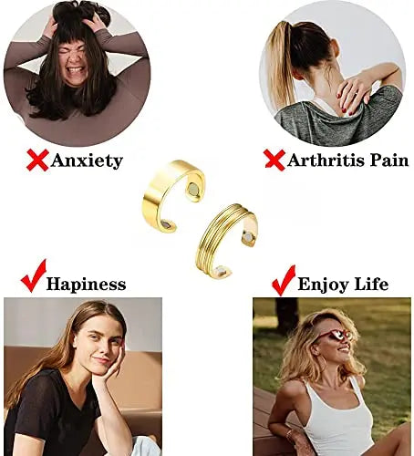CSIYANJRY99 2-4PCS Lymphatic Drainage Ring for Women Men,Lymph Detox Ring Therapy CSIYANJRY99 Au supplements