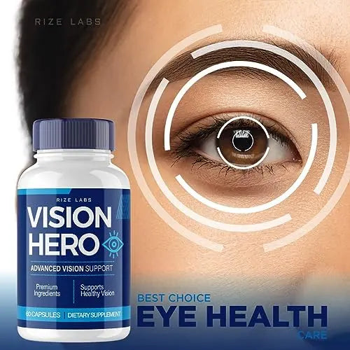 (5 Pack) Vision Hero Capsules - Vision Hero Eye Health Supplement for Healthy rize labs Au supplements