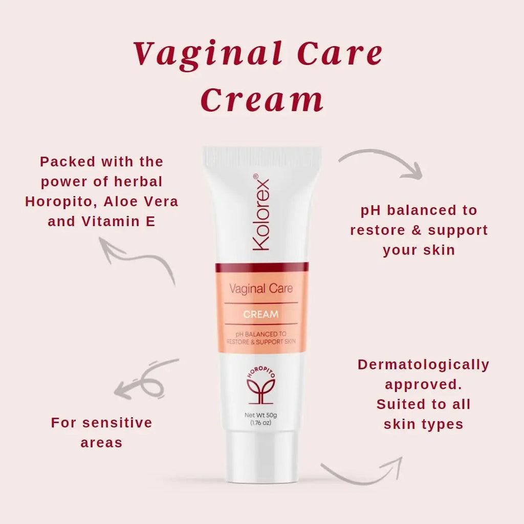 Kolorex® Vaginal CareCream, Natural Herbs soothes Intimate Areas, Replenish Sensitive Skin. Kolorex Au supplements