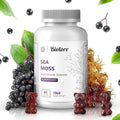 Biolore Sea Moss Gummies with Elderberry, Contains Irish Sea Moss, Organic Extract Biolore Au supplements